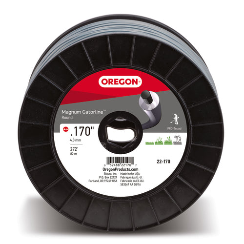Oregon Magnum Gatorline Round Trimmer Line, .170 inch by 272 Foot (22-170)