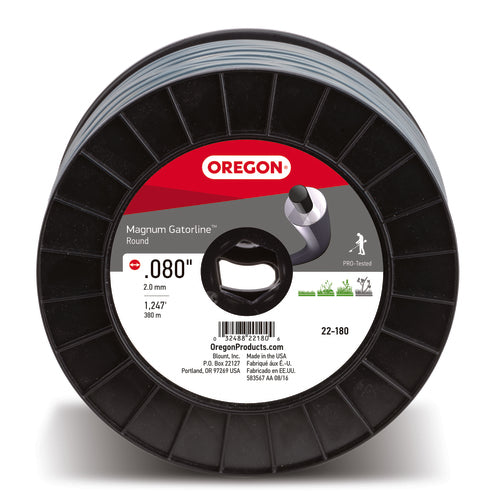 Oregon Magnum Gatorline Round Trimmer Line, .080" by 1247' (22-180)