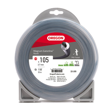 Oregon Magnum Gatorline Round Trimmer Line, .105" by 114' (22-205)