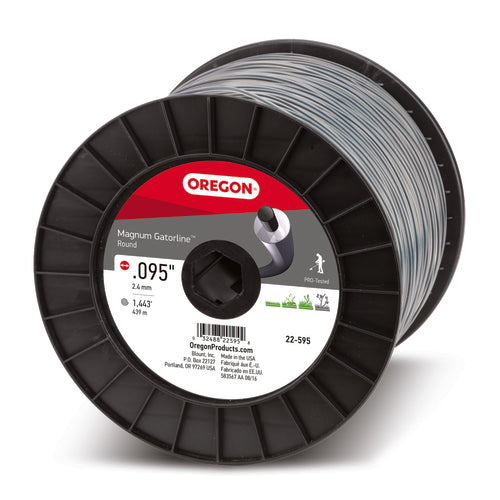Oregon Magnum Gatorline Round Trimmer Line, .095" by 1445' (22-595)