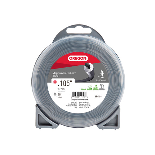 Oregon Magnum Gatorline Round Trimmer Line, .105" by 50' (69-196)
