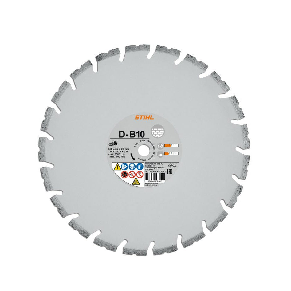 STIHL® 9" Diamond Cutting Wheel - Concrete B10