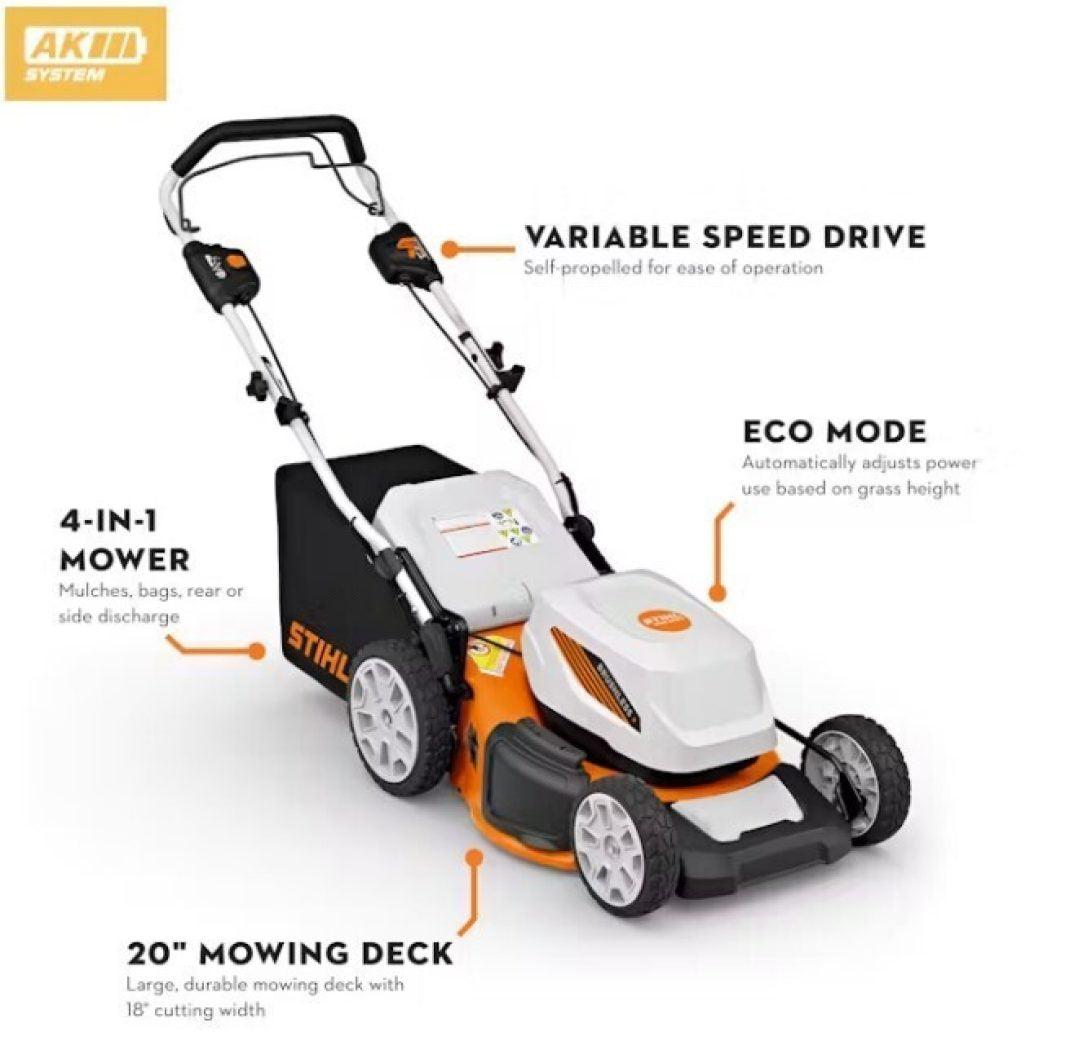 STIHL® RMA 348 V Battery Lawn Mower (Unit Only)