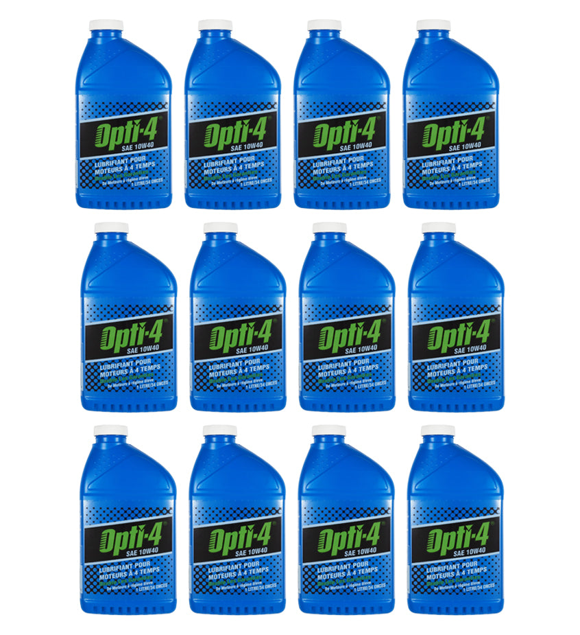 Opti 43141 10W40 4-Cycle Oil - 34oz - 12 Pack
