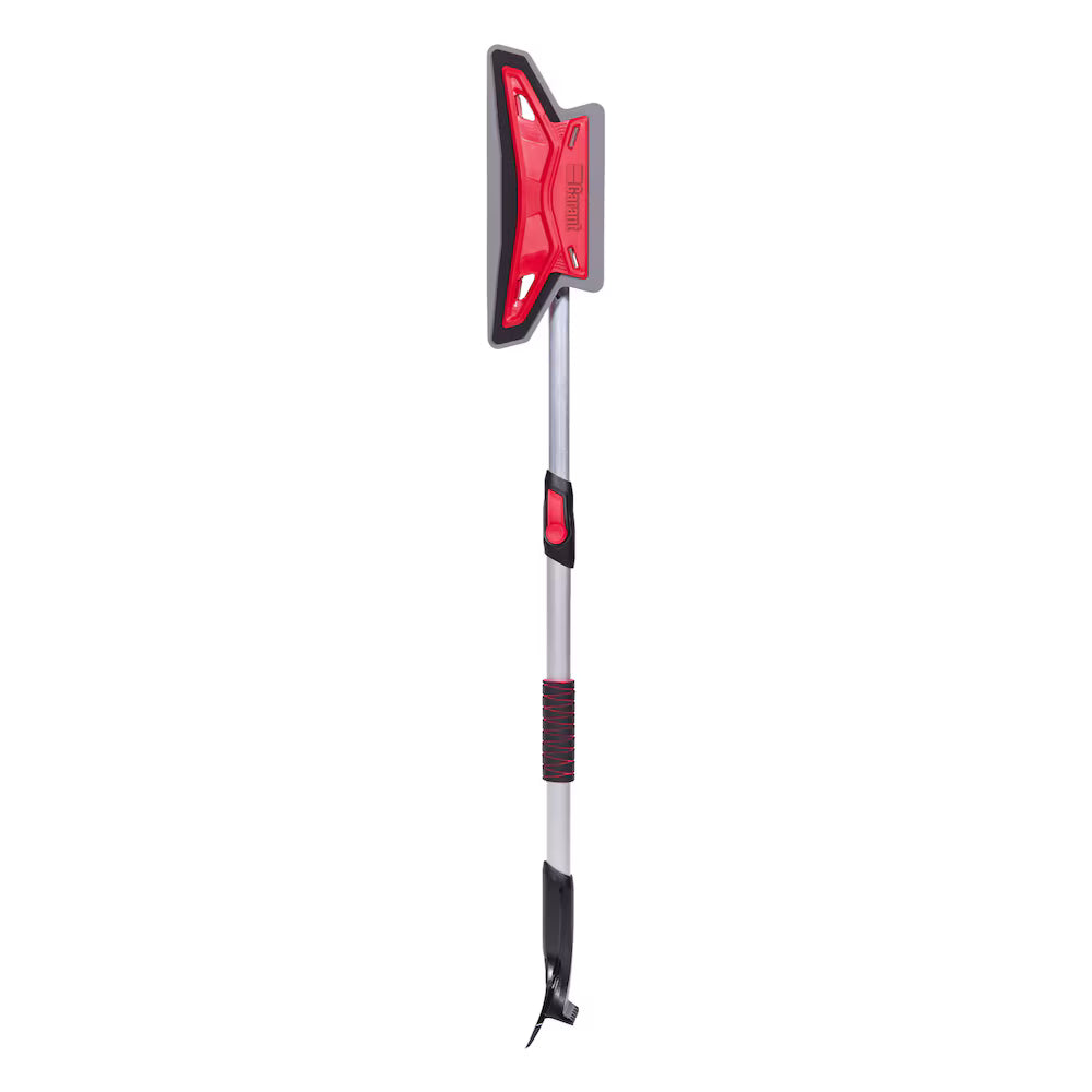 Garant 52-Inch Telescoping Scratch-Free Snow Brush with Pivoting Head and Ice Scraper (83608 / G52PSBTGA)
