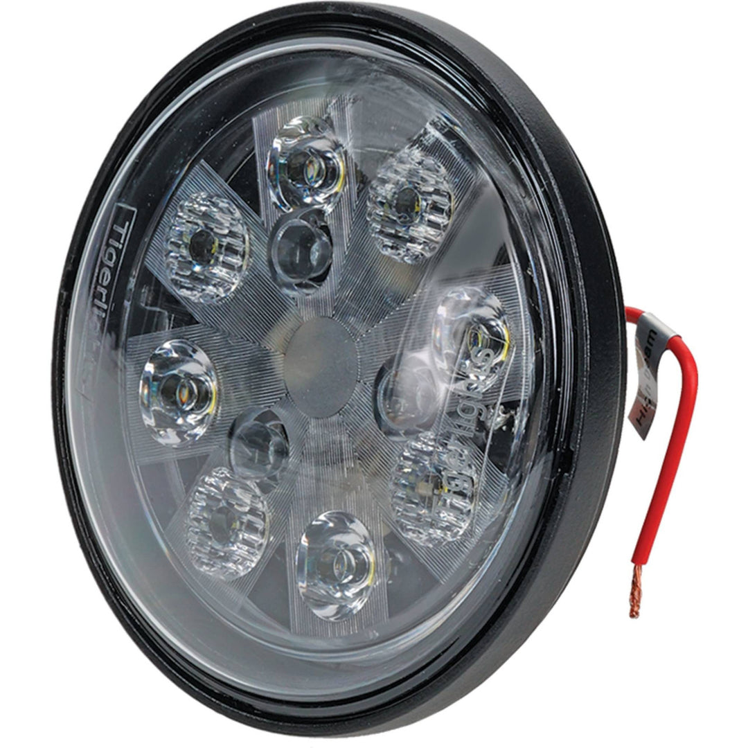 Tiger Lights Industrial 24W LED Sealed Round Hi/Lo Beam with Screw Connection (TL3025, RE25126)