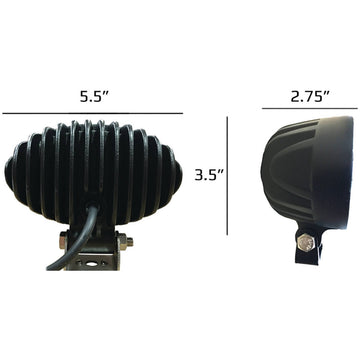 Tiger Lights Kubota Oval LED Flood Light (TL5700) - 0
